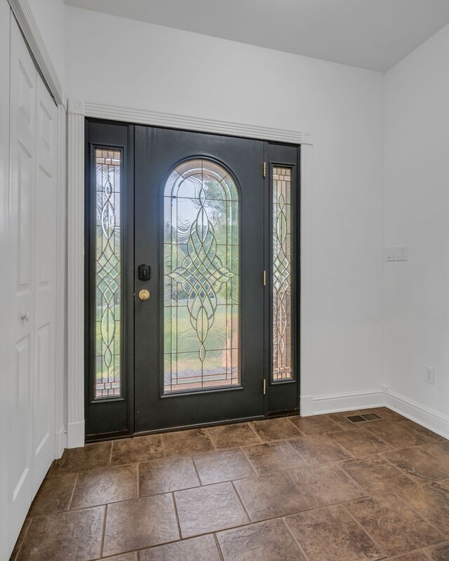 view of entrance foyer