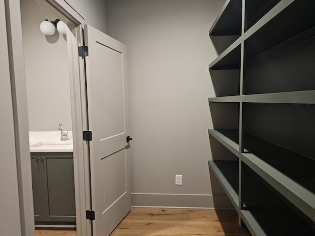 pantry featuring sink