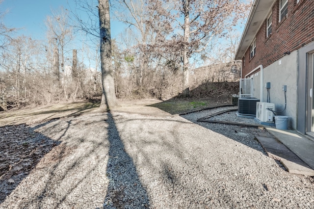 view of yard with ac unit