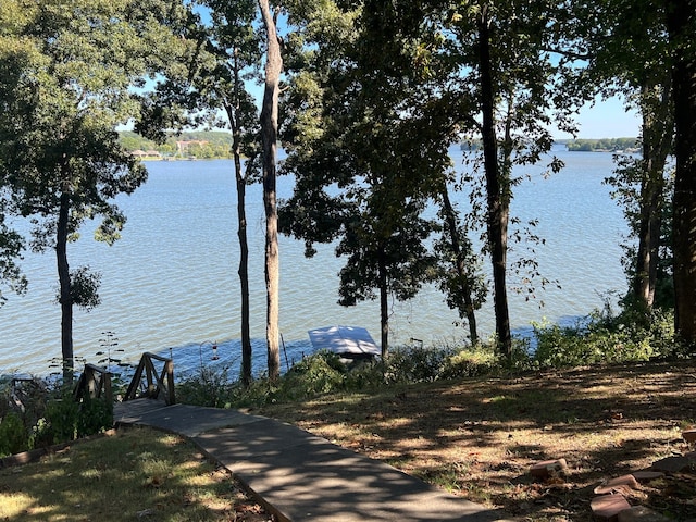 view of water feature