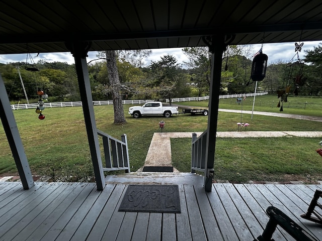 315 Loyd Rd, Pulaski, TN 38478 - view of wooden terrace