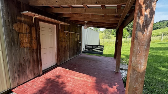 315 Loyd Rd, Pulaski, TN 38478 - deck with a yard