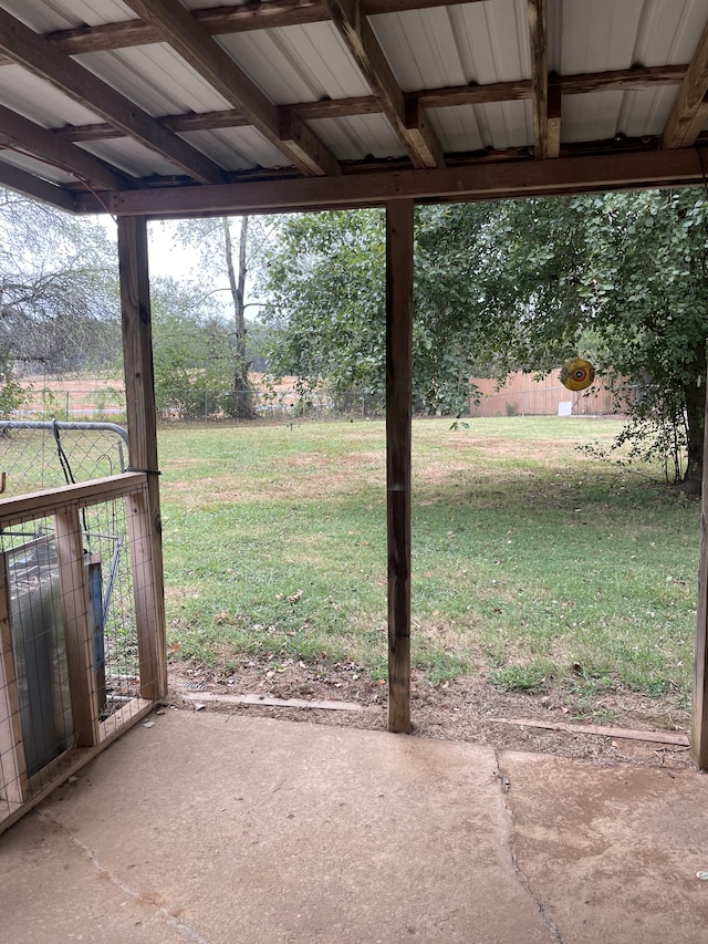 exterior space featuring a patio