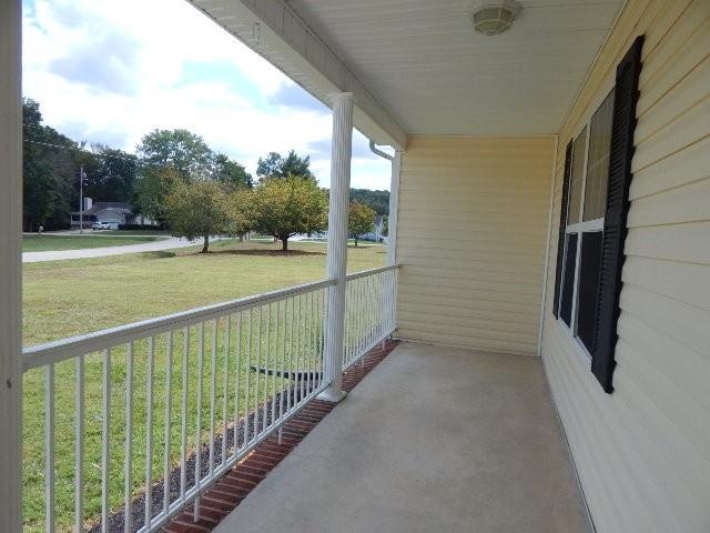 balcony with a porch