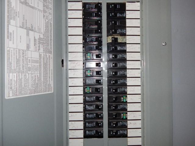 utility room with electric panel