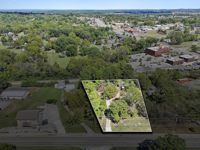 138 W Division St, Mount Juliet, TN 37122 - aerial view of property's location with property boundaries highlighted