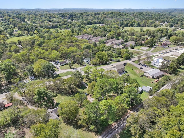 138 W Division St, Mount Juliet, TN 37122 - aerial view of property and surrounding area featuring a forest