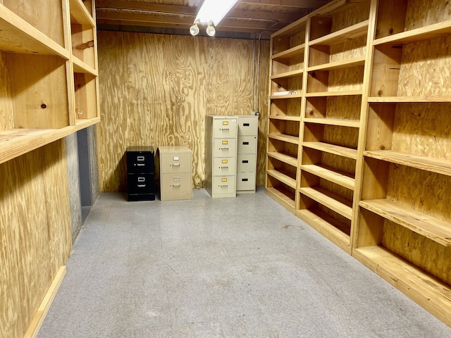 view of storage room