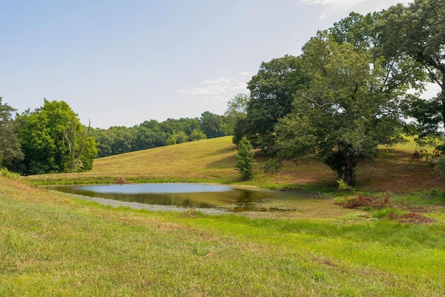 view of local wilderness featuring a water view