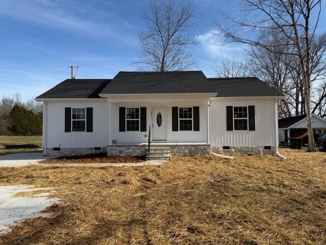 view of front of home