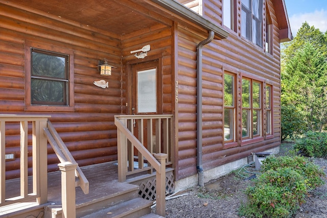 view of entrance to property