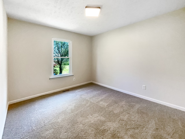 unfurnished room with carpet