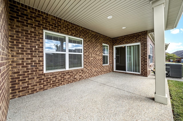 view of patio / terrace with cooling unit