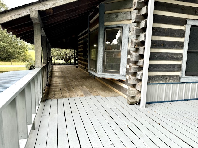 view of deck