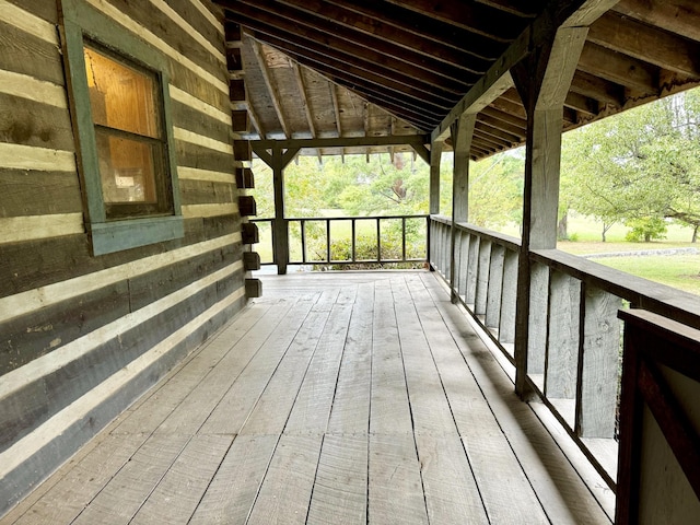 view of deck