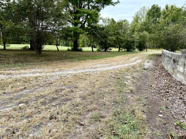 view of road