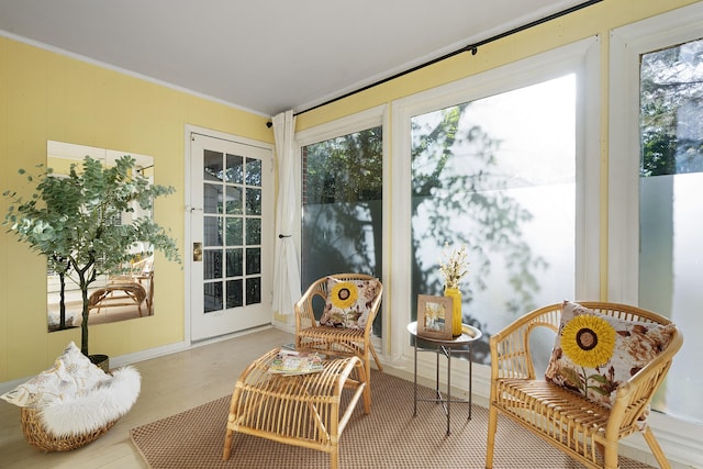 sunroom featuring a healthy amount of sunlight