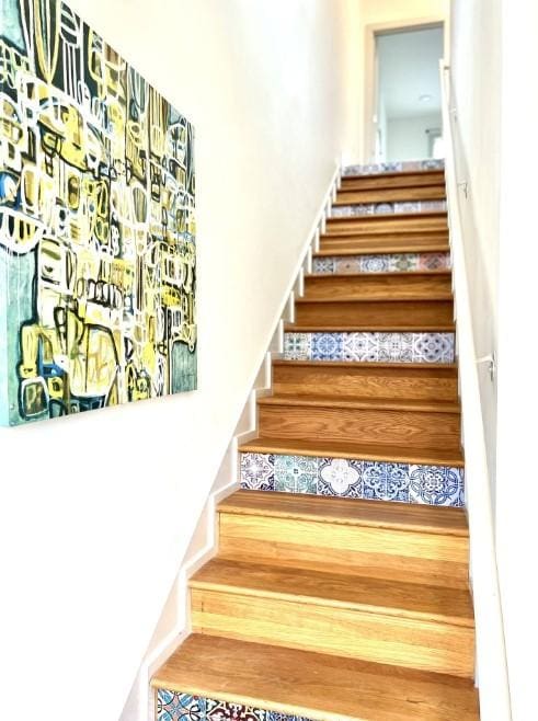 view of staircase