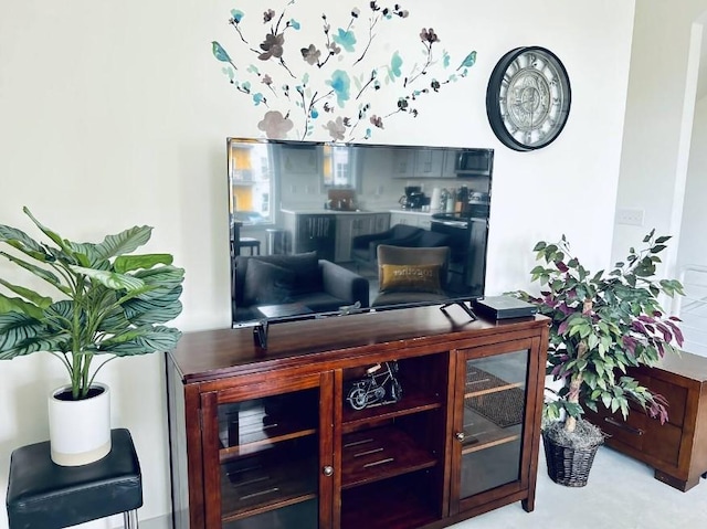 view of office area