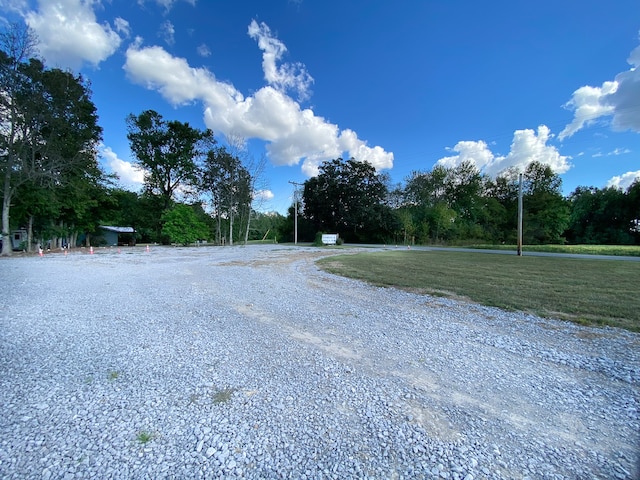 view of road