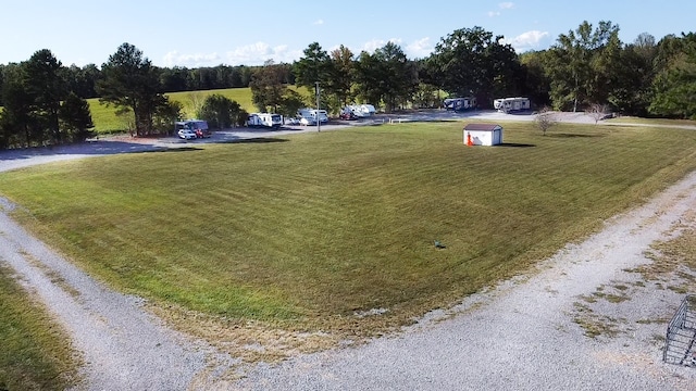 exterior space featuring a lawn