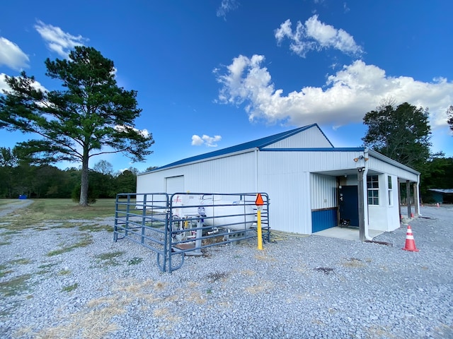 view of outbuilding