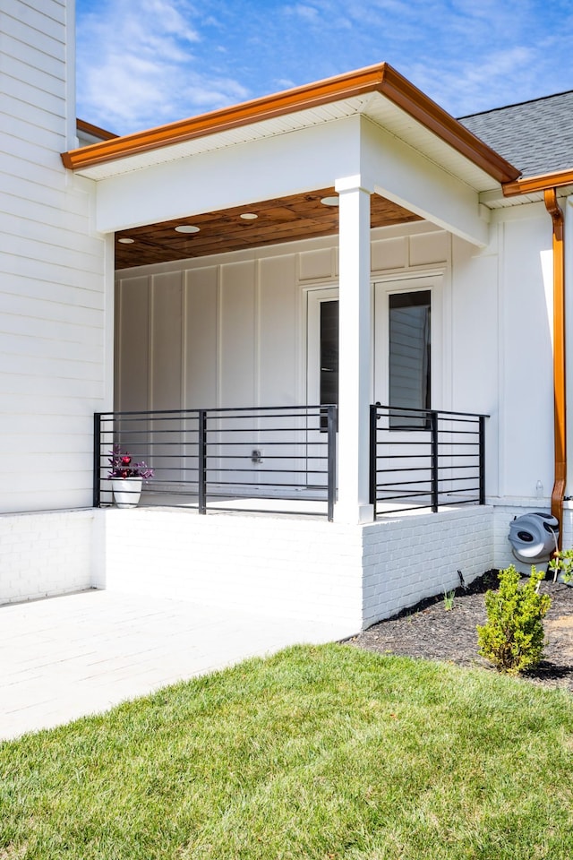 6821 Springwater St, Smyrna, TN 37167 - exterior space featuring covered porch and a shingled roof