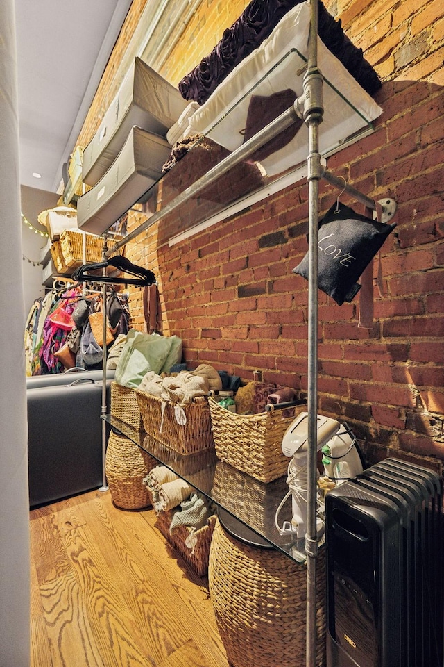 view of storage
