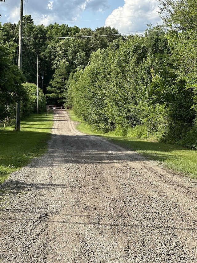 view of road