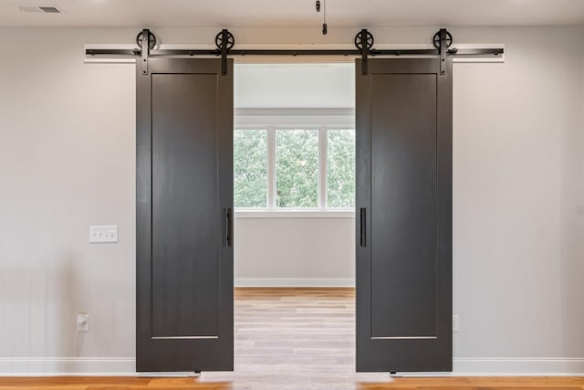 interior space with visible vents