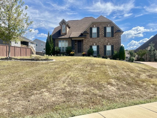 front of property with a front yard