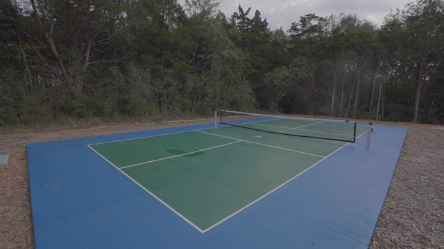 view of tennis court