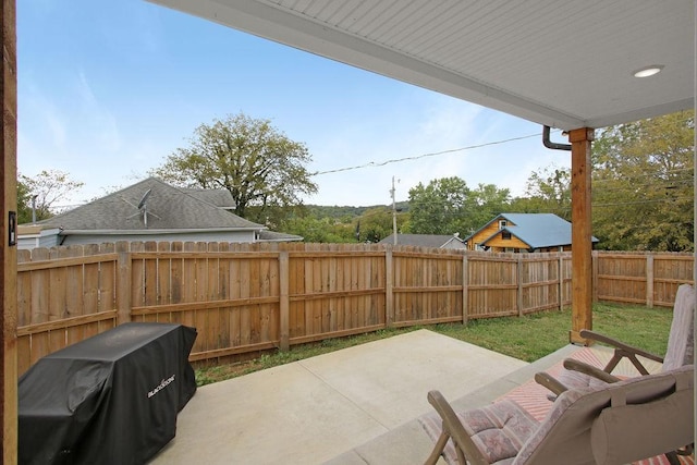 202 Summit St, Woodbury, TN 37190 - view of patio with a fenced backyard