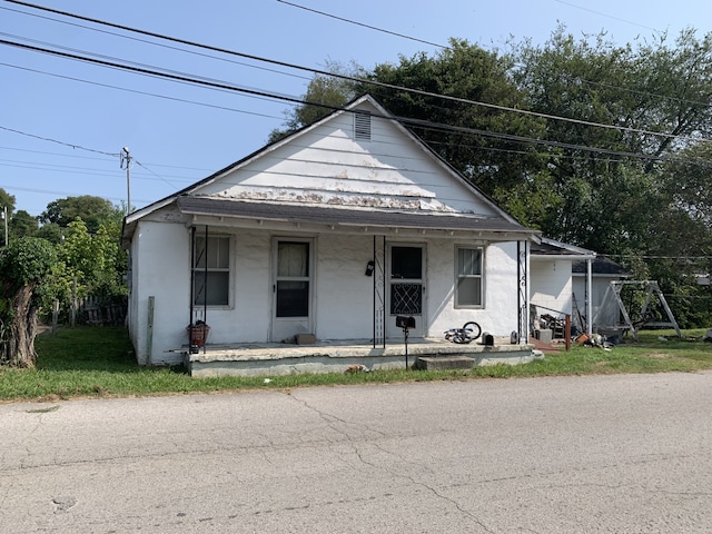 bungalow with covered porch