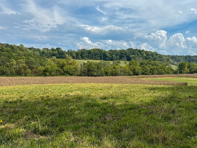 mountain view featuring a rural view