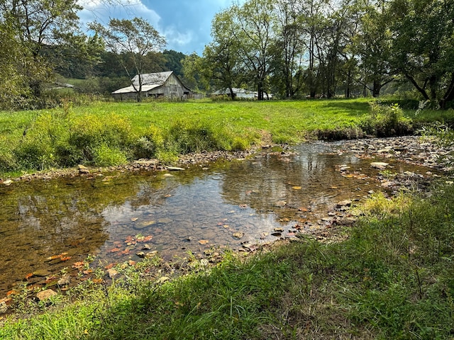 view of water feature