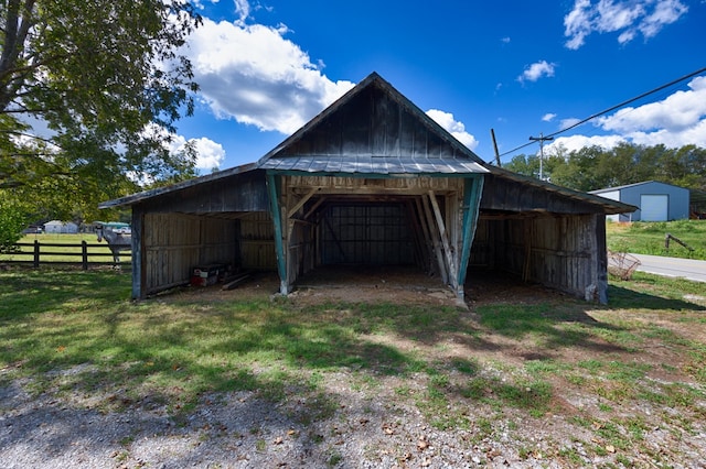 view of outbuilding