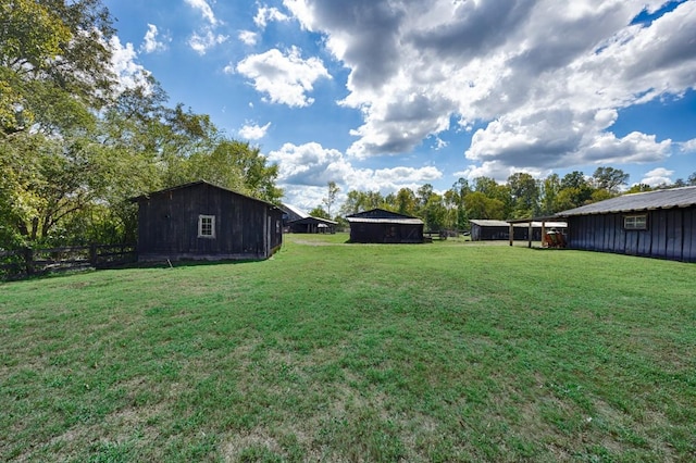 395 Case Rd, Prospect, TN 38477 - view of yard featuring an outbuilding