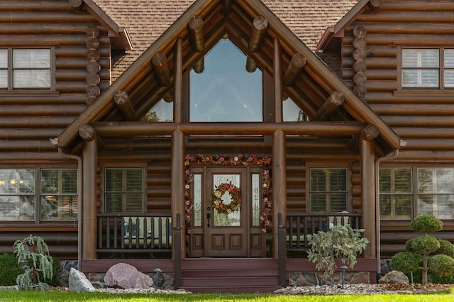 view of entrance to property