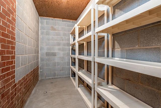 view of storage room