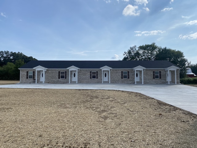 view of ranch-style home