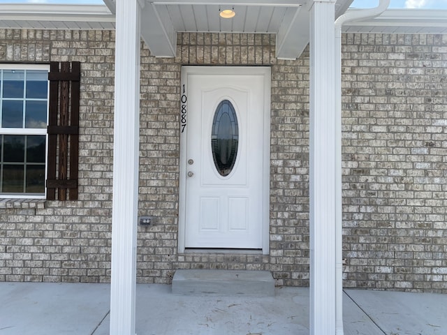 view of entrance to property