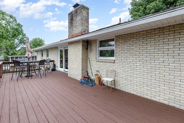 view of deck