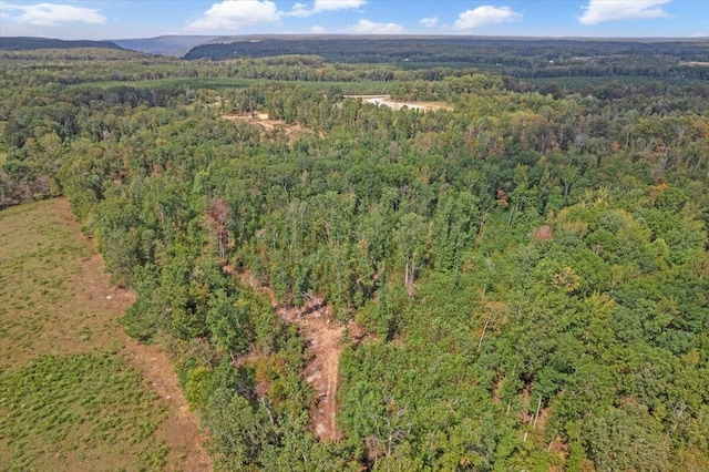 aerial view featuring a mountain view