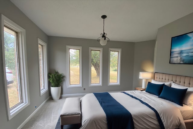 bedroom featuring carpet flooring