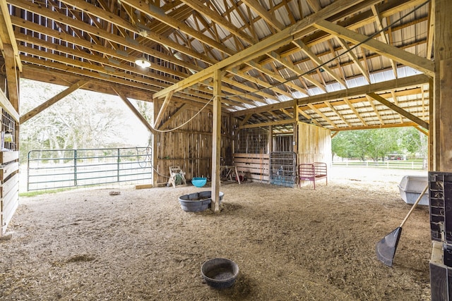 view of stable