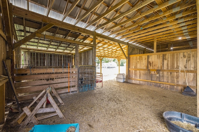 view of stable