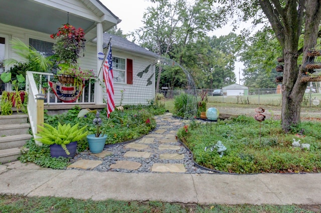 view of yard