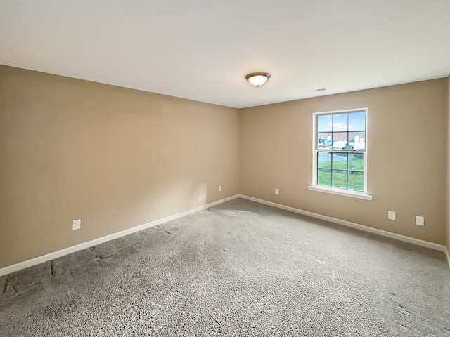 empty room with carpet floors