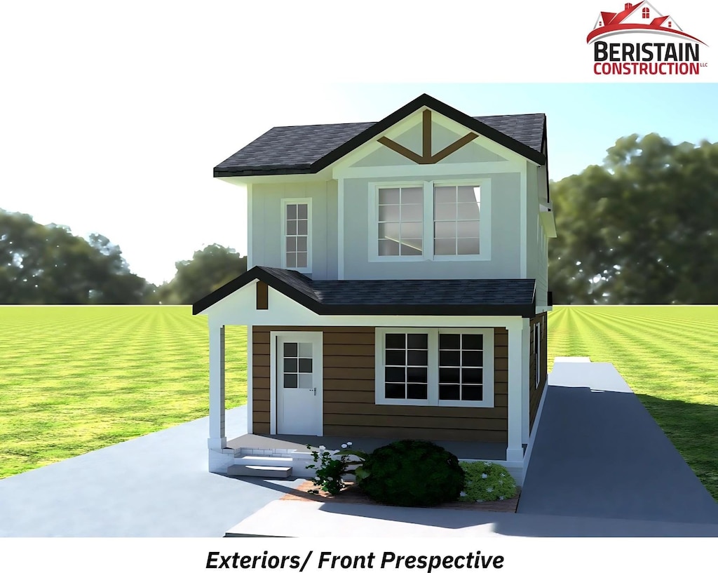 0 Gower St, Pleasant View, TN 37146 - view of front of house featuring a front lawn and roof with shingles